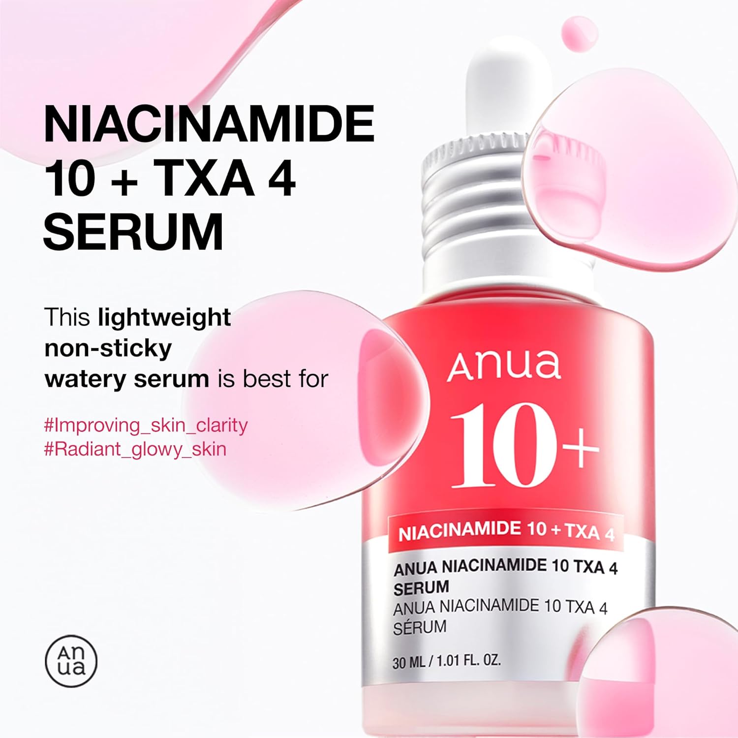 ANUA Niacinamide 10+ TXA 4 Serum 30mL - New Version Survana