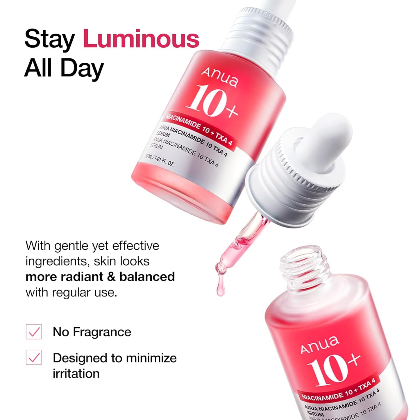 ANUA Niacinamide 10+ TXA 4 Serum 30mL - New Version Survana