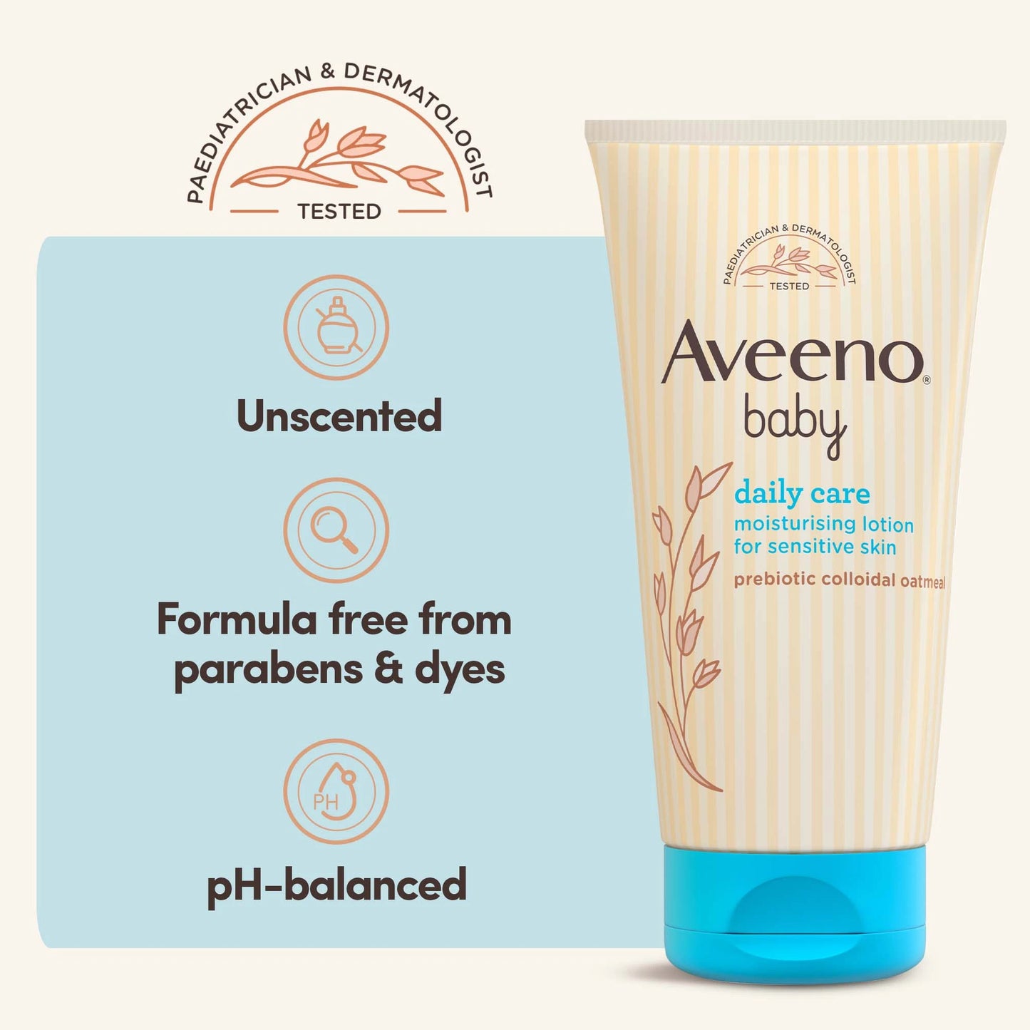 Aveeno Baby Daily Care Moisturising Lotion for sensitive skin 150mL