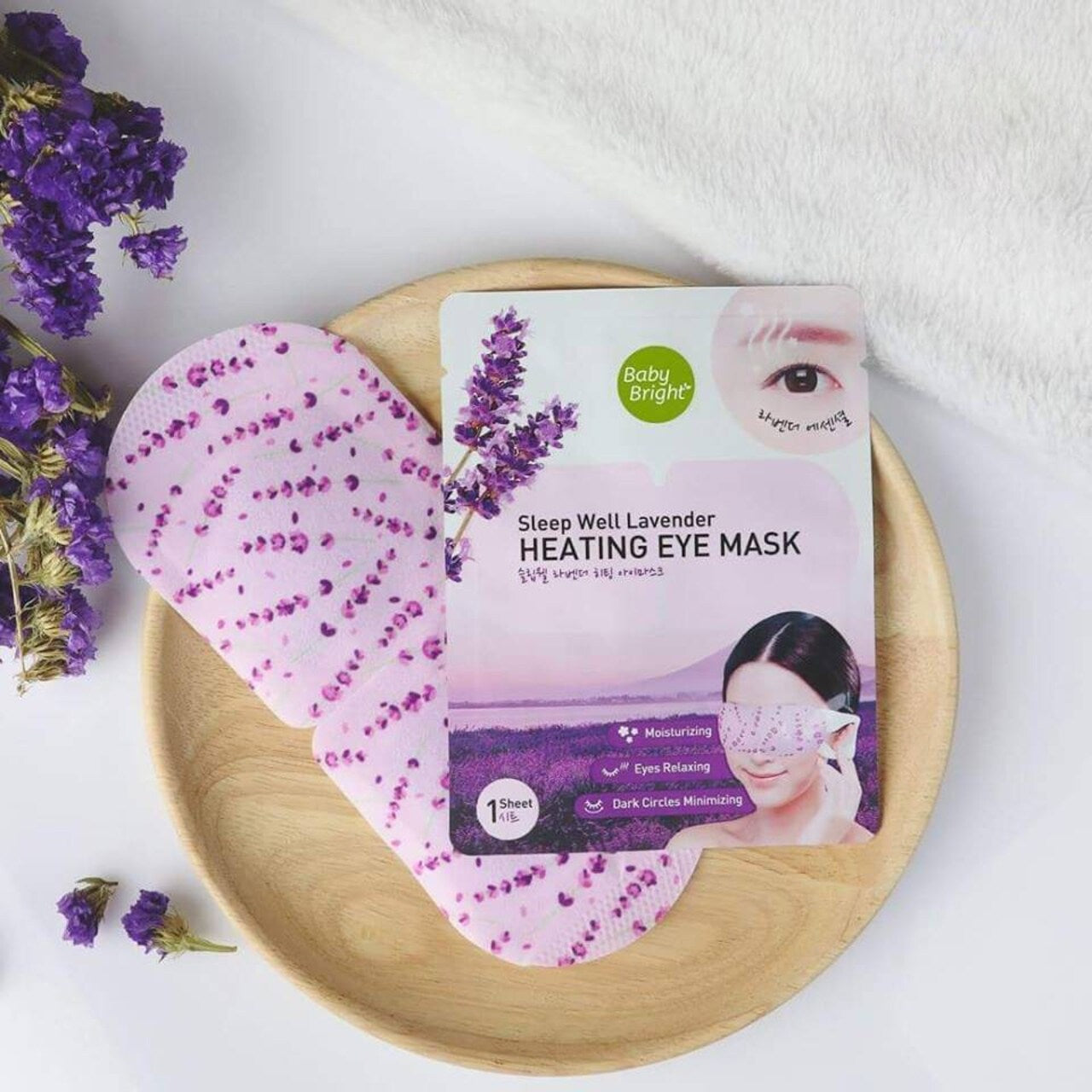 Baby Bright Sleep Well Lavender Heating Eye Mask