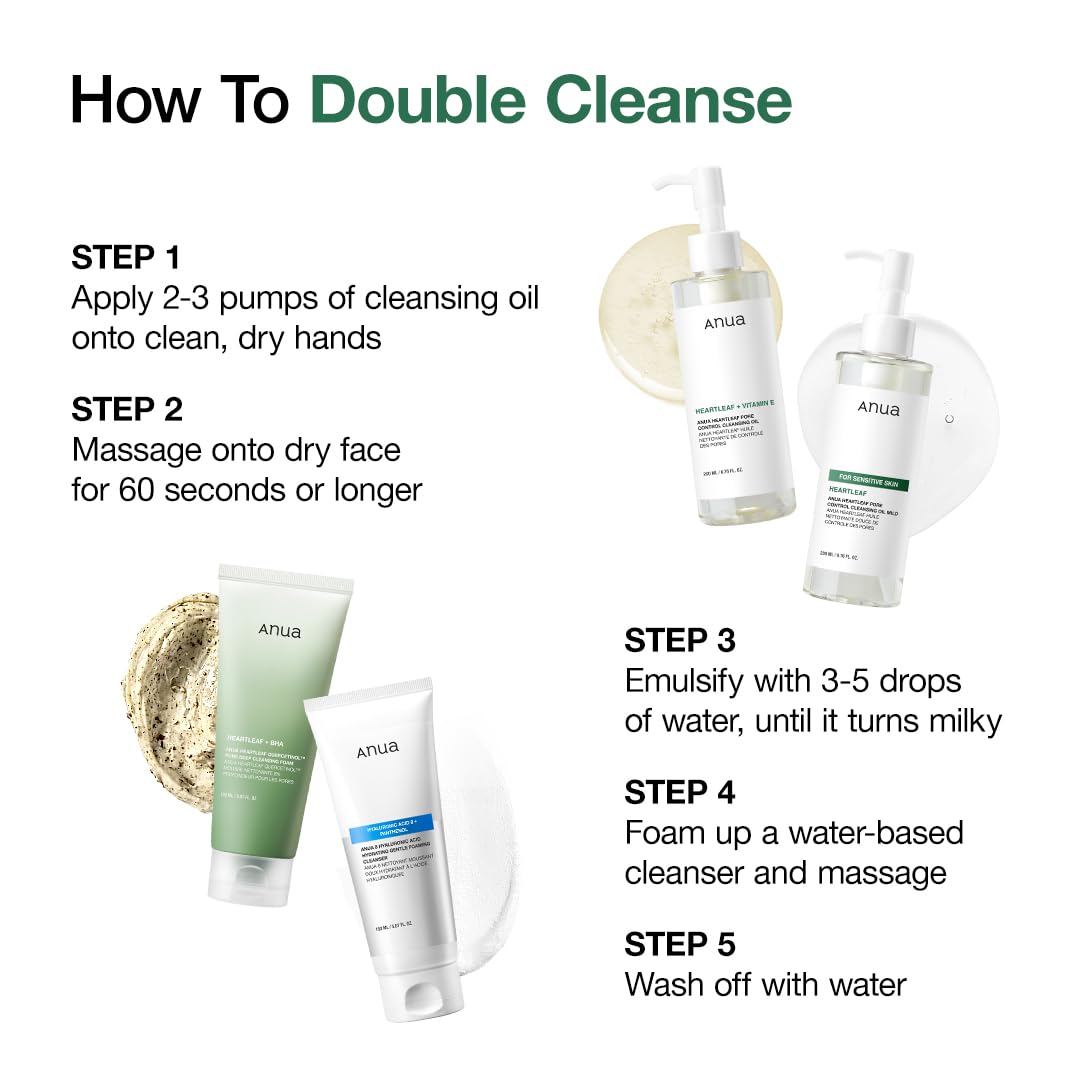 Anua Heartleaf Pore Control Cleansing Oil 200mL (Imported from KOREA đ°đˇ) Anua - Imported from Korea đ°đˇ