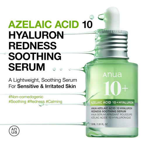 Anua 10+ Azelaic Acid Hyaluron Soothing Serum (30mL) Survana