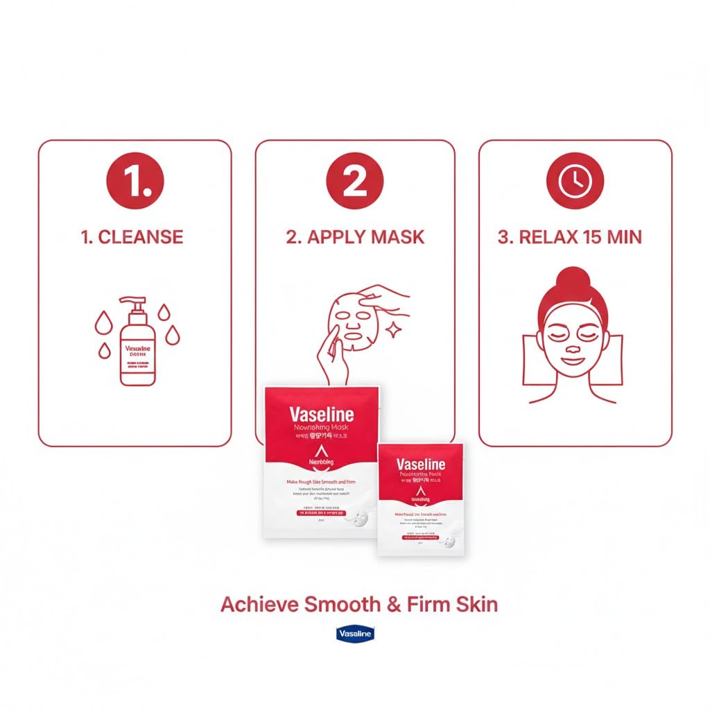 Vaseline Nourishing Facial Sheet Mask 23mL