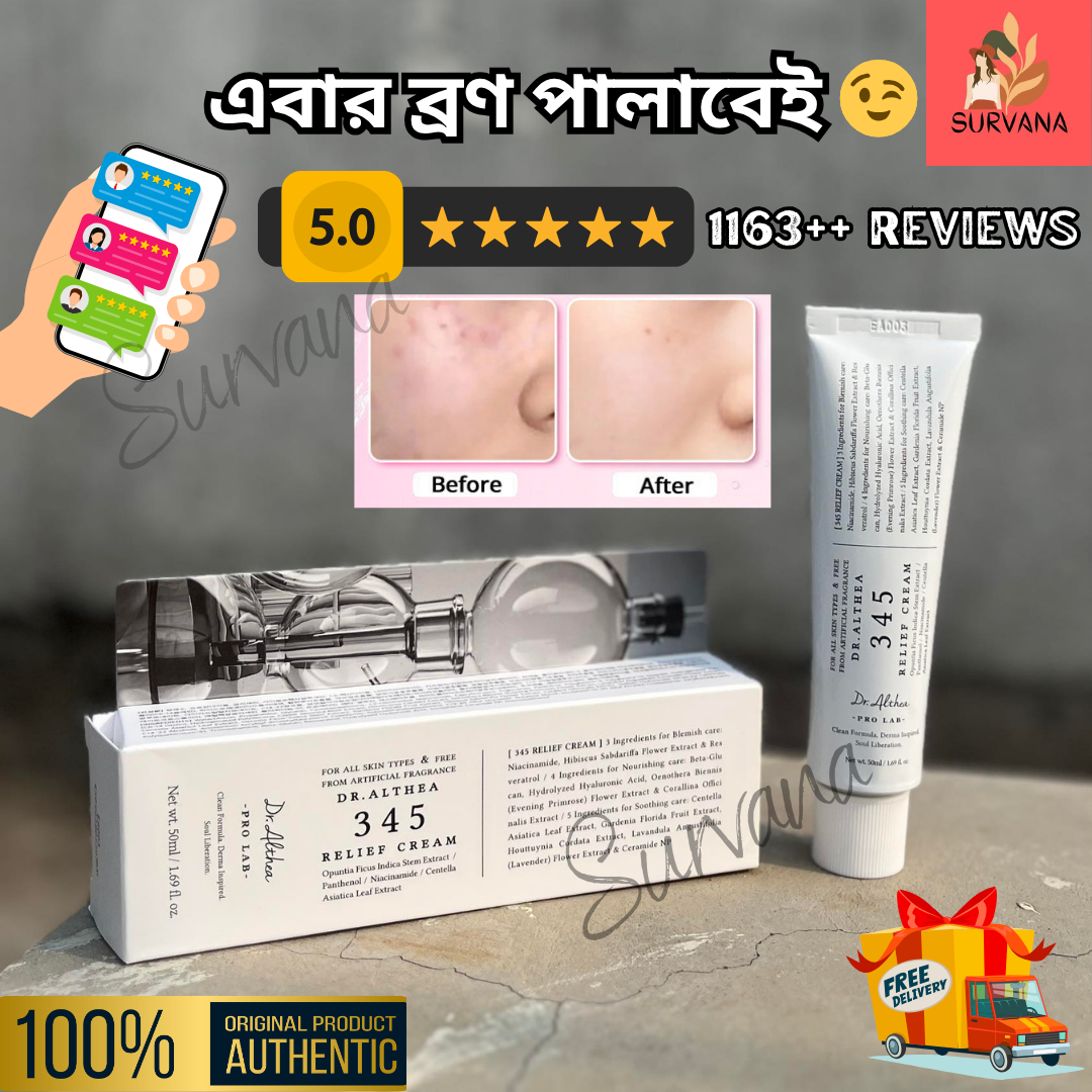 Dr.Althea 345 Relief Cream - Viral Korean Acne Removing Cream Survana