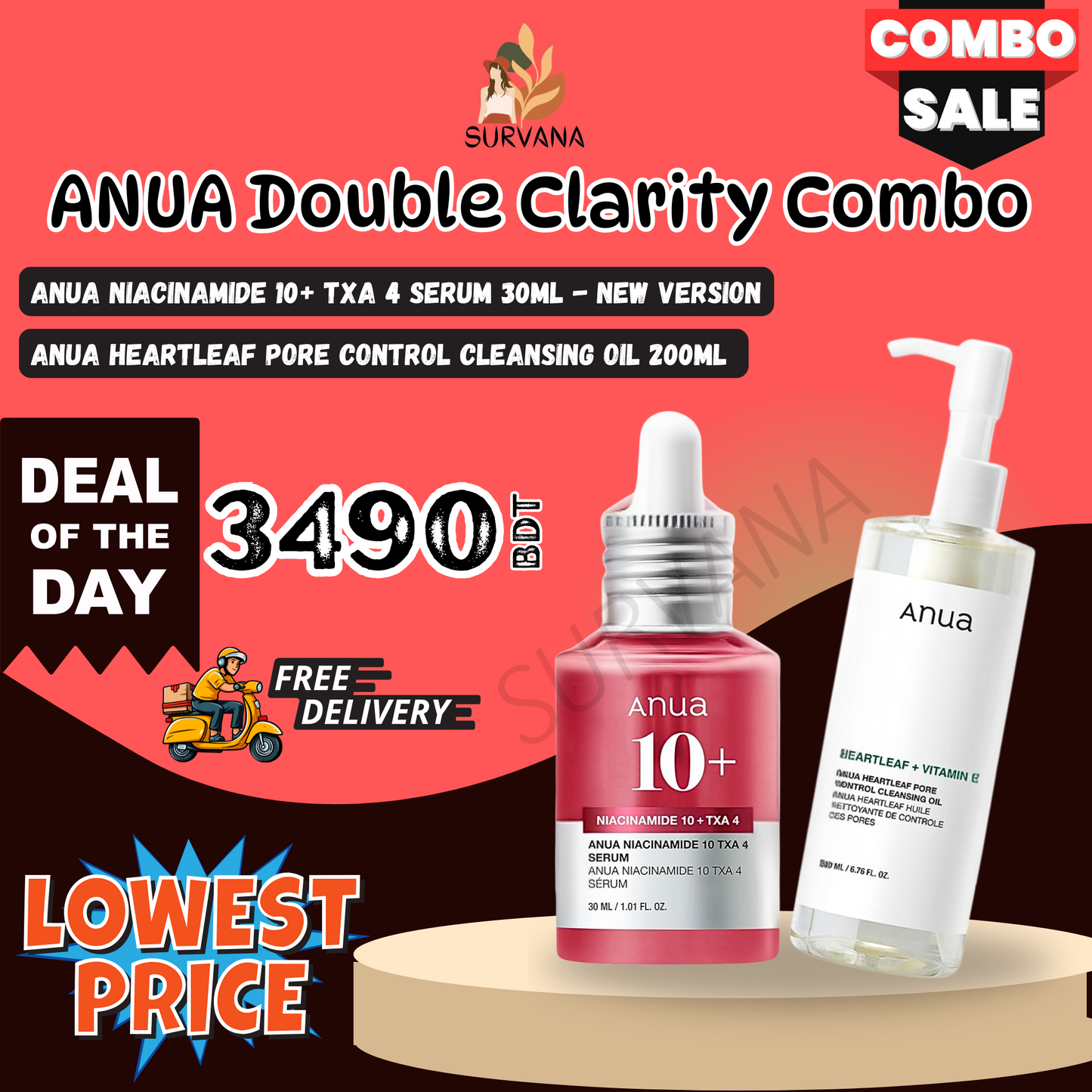 ANUA Double Clarity Combo Survana