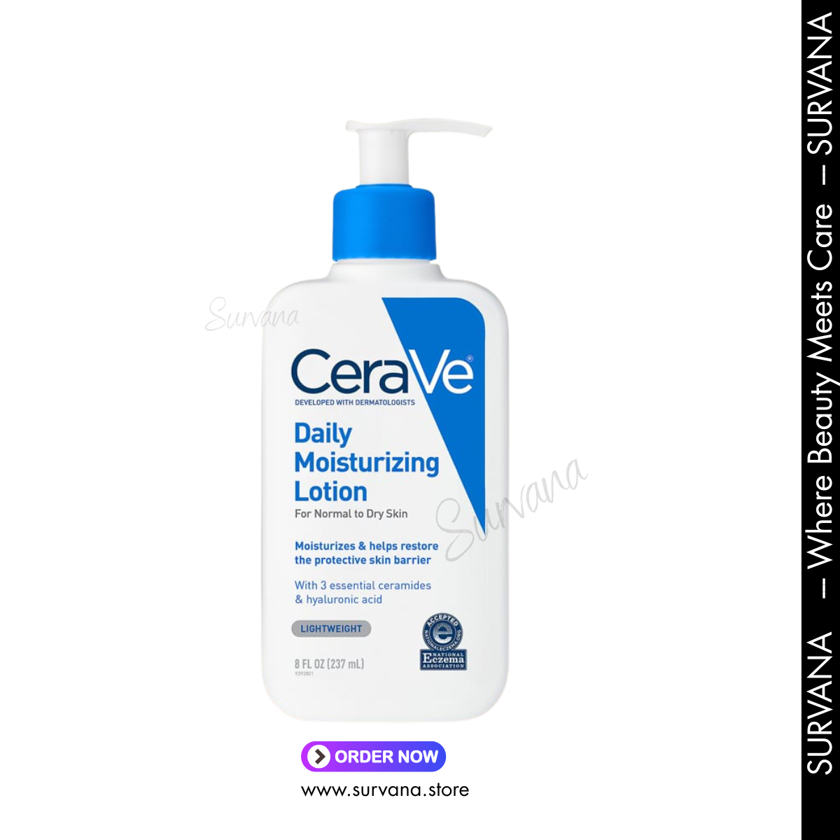 CeraVe Daily Moisturizing Lotion For Normal to Dry Skin -237mL - UK