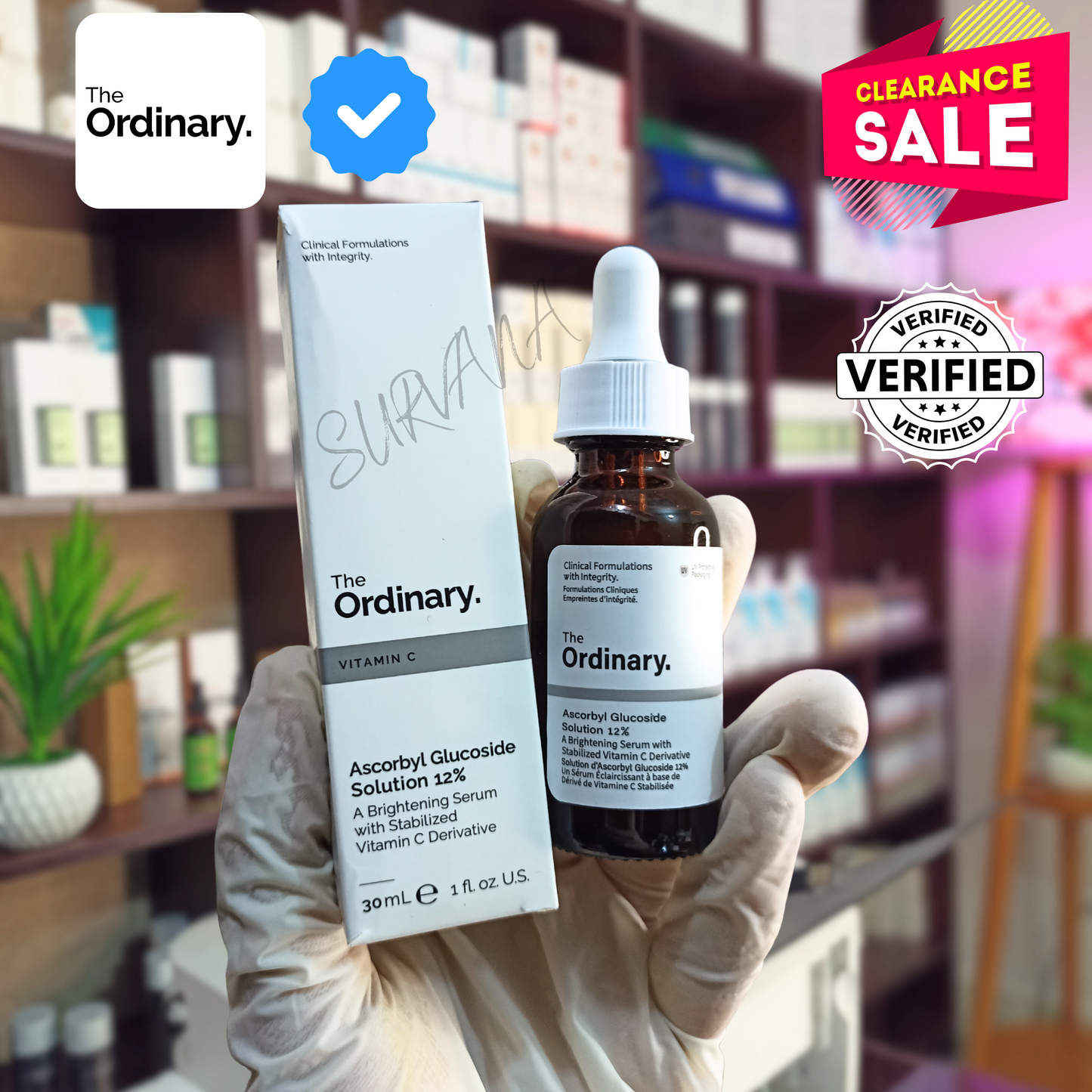The Ordinary Ascorbyl Glucoside Solution 12% Survana