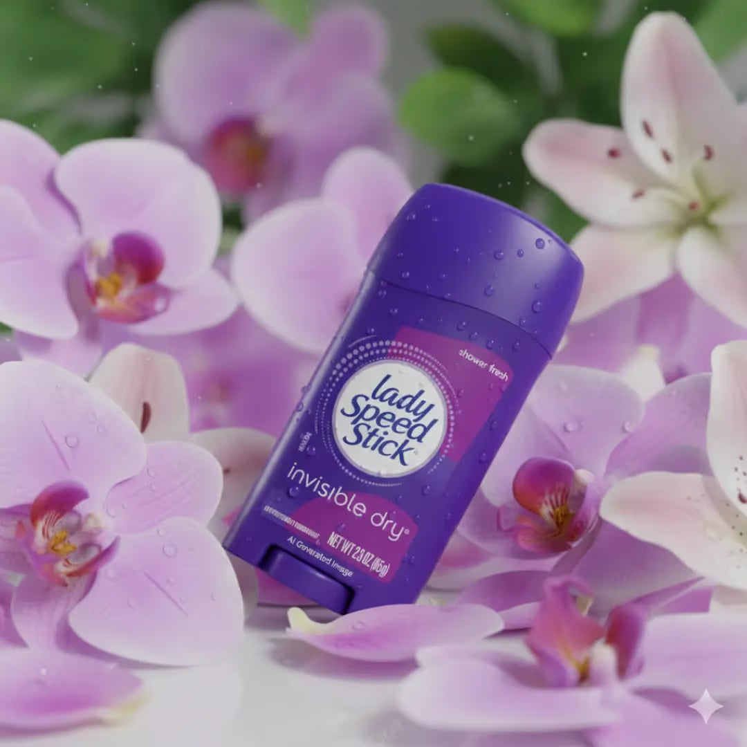 Lady Speed Stick Invisible Dry Deodorant 65g USA (Shower Fresh) (EXP- 01/2029)