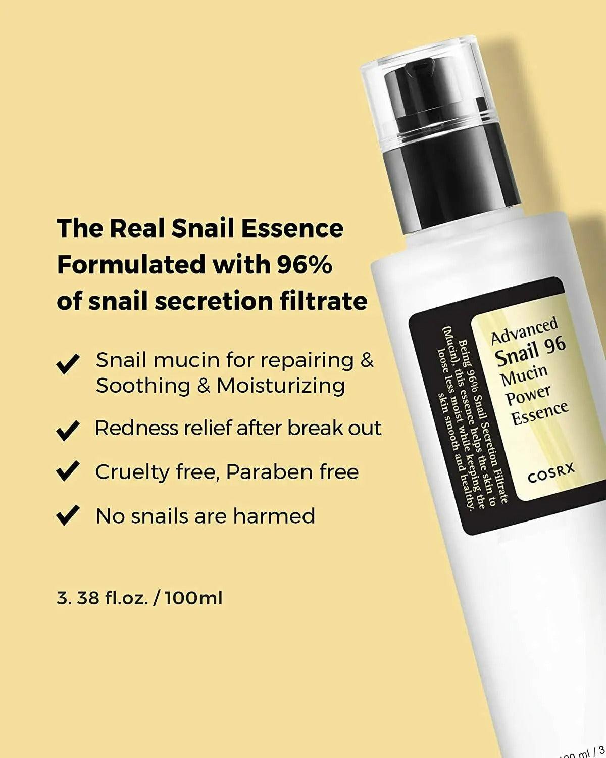 COSRX Advanced Snail 96 Mucin Power Essence 100ml Cosrx - Imported from Korea đ°đˇ