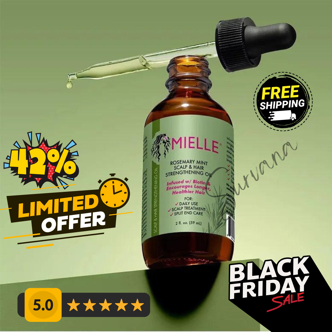 Mielle 59ML Original Rosemary Oil For Organics Hair Loss Treatment 📌 No 1 Bestseller in the world for Hairfall 💥