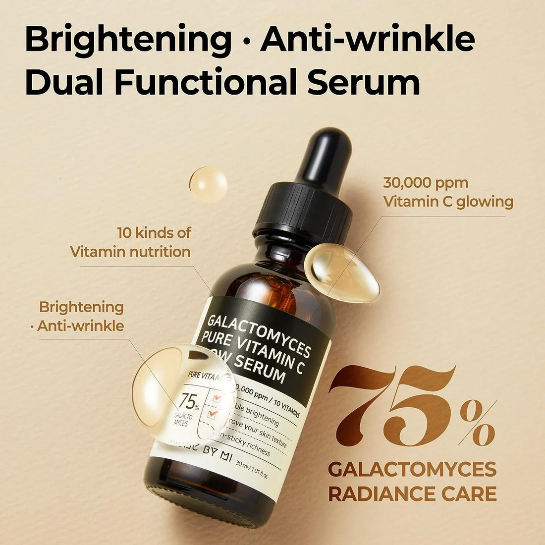 SOME BY MI Galactomyces Pure Vitamin C Glow Serum