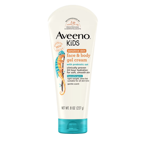 AVEENO® Kids Face & Body Gel Cream For Sensitive Skin 227g -USA