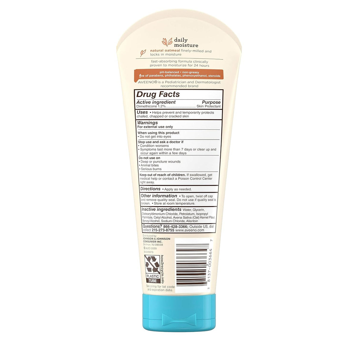 AVEENO® Baby Daily Moisture Fragrance-Free Lotion 227g - USA