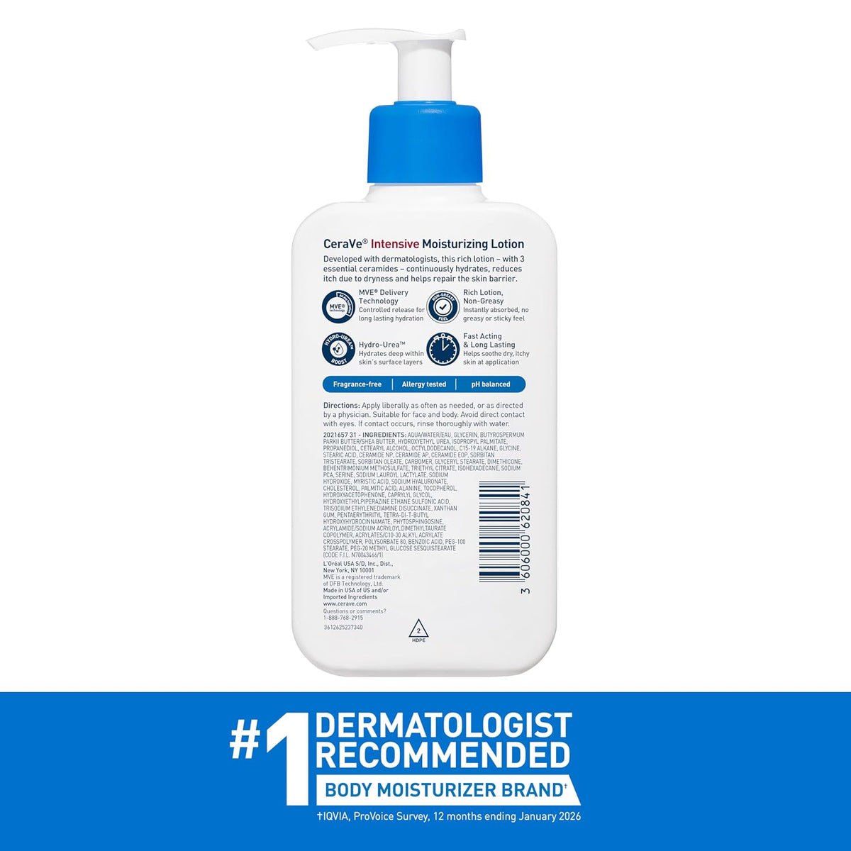 Cerave Intensive Moisturizing Lotion for Dry to Very Dry Skin -237 ml - UK