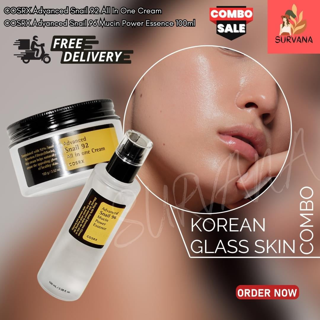 Korean Glass Skin Combo By CosrX