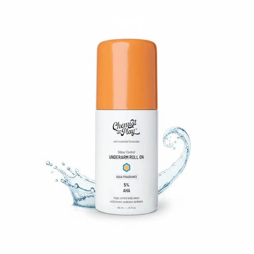 Chemist at Play 5% AHAs + Vitamin C Royal Oudh Fragrance Underarm Roll-On 40mL
