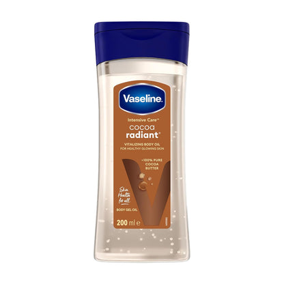 Vaseline®  Intensive Care Cocoa Radiant Body Gel Oil - 200mL - USA