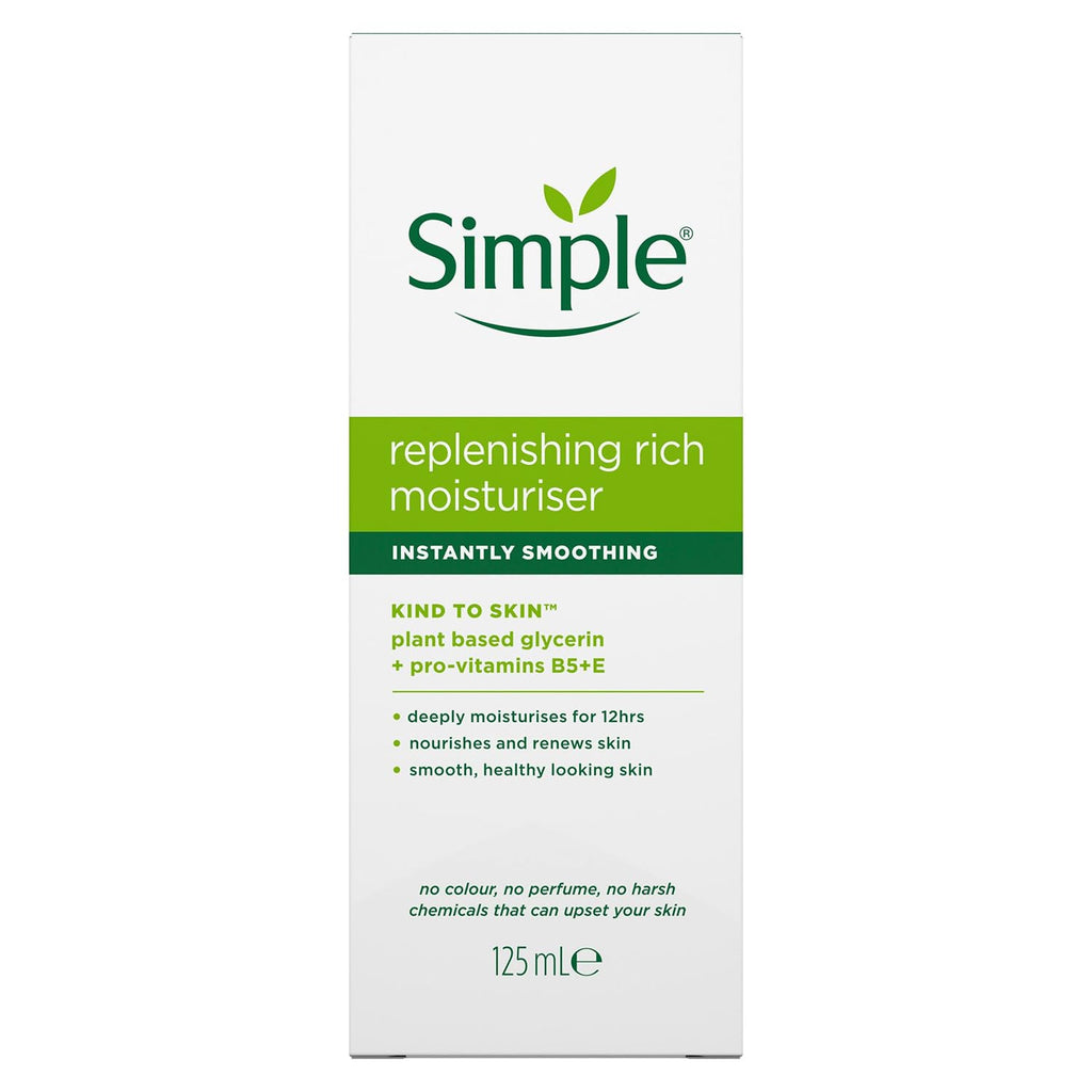 Simple Kind to Skin Replenishing Rich Moisturiser 125mL