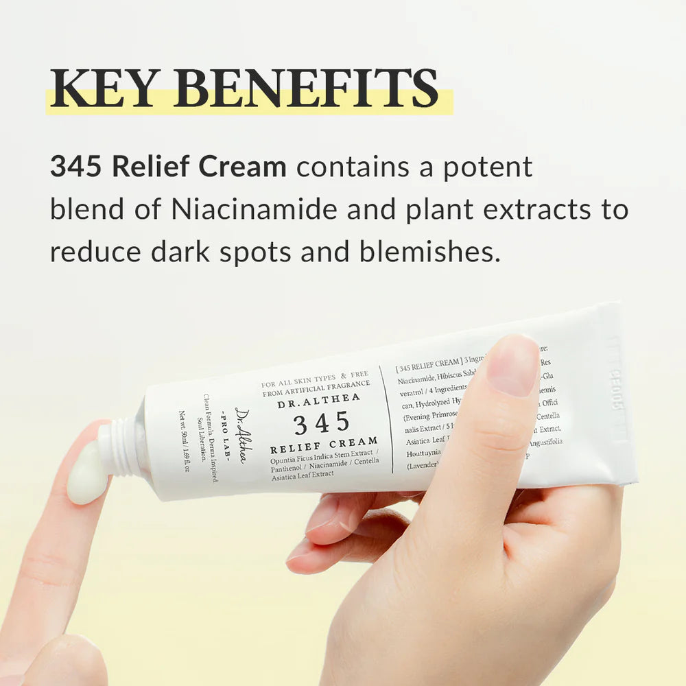 Dr.Althea 345 Relief Cream - Viral Korean Acne Removing Cream Survana