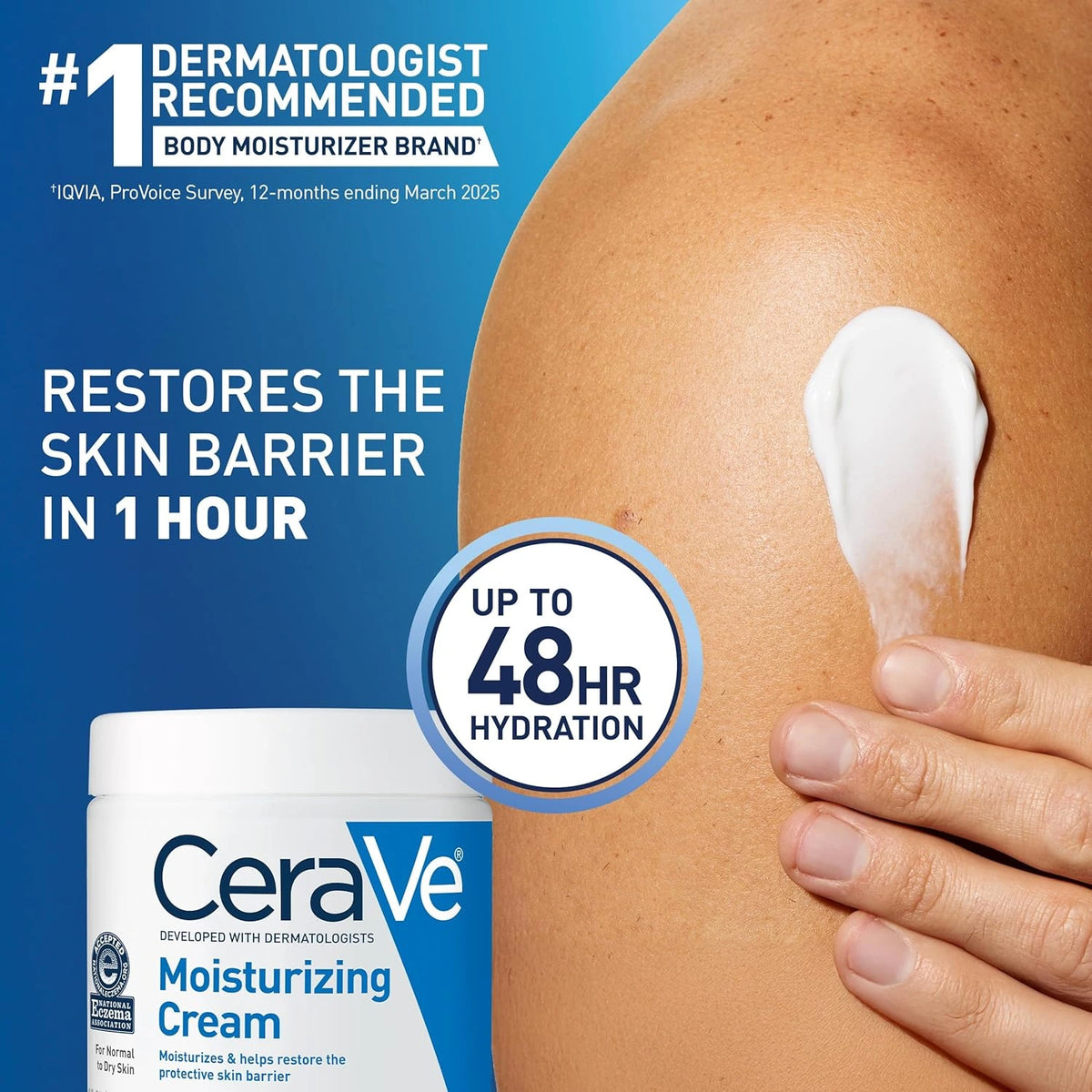 CeraVe Moisturizing Cream - For Normal To Dry Skin - 453g - UK