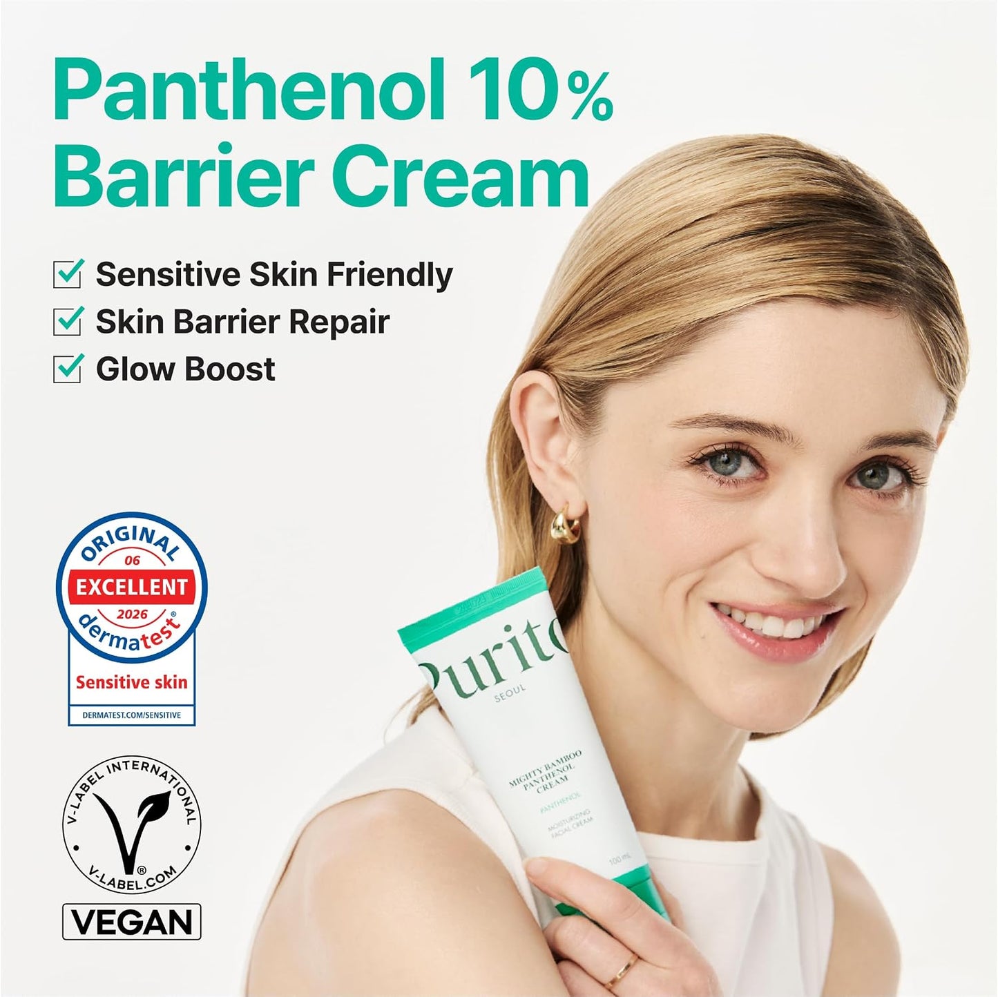 PURITO Seoul Mighty Bamboo Panthenol Cream 100mL