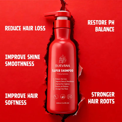 SURVANA Super Shampoo 500mL (Made in UK)