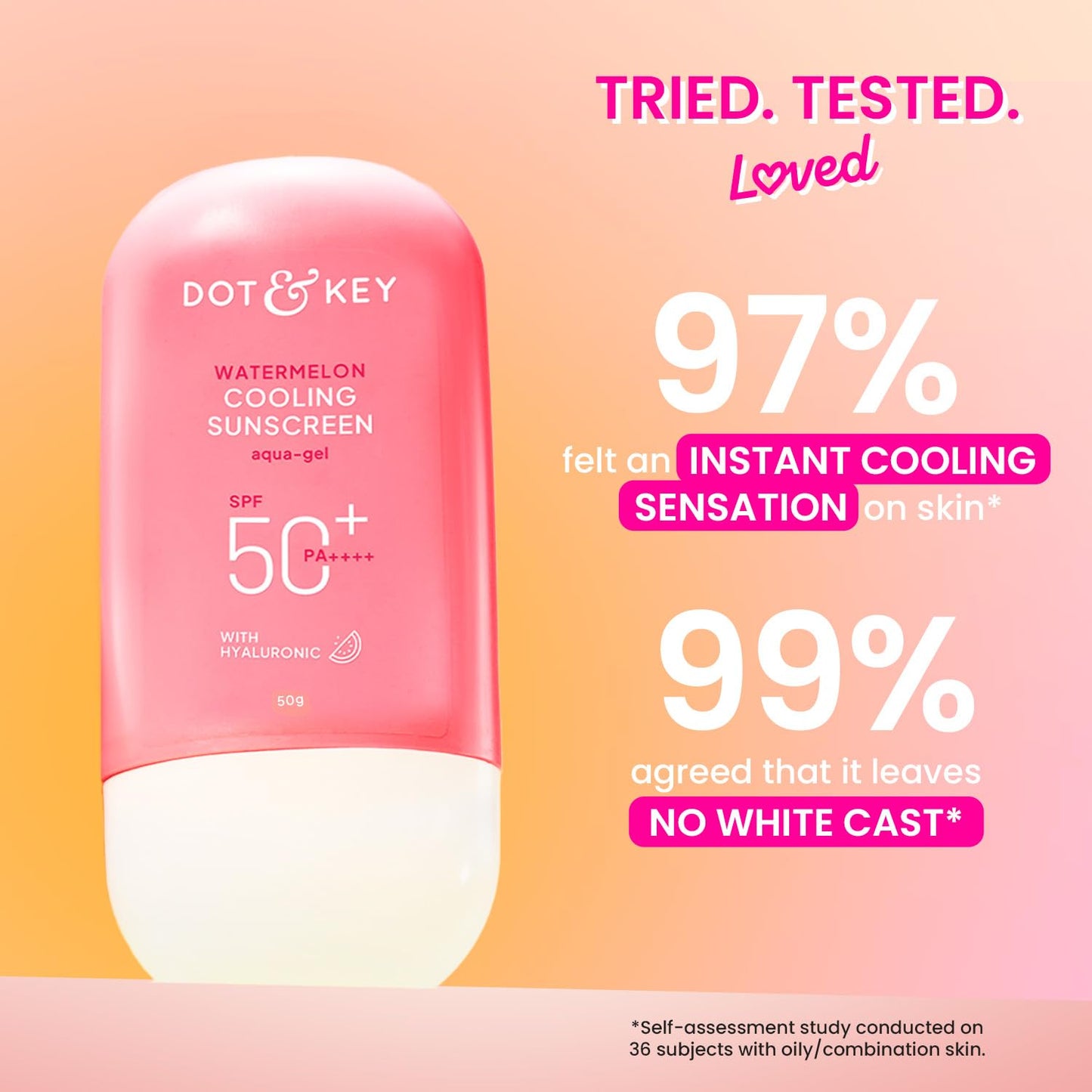 Dot & Key Watermelon Cooling Sunscreen SPF 50+ PA+++ 50g