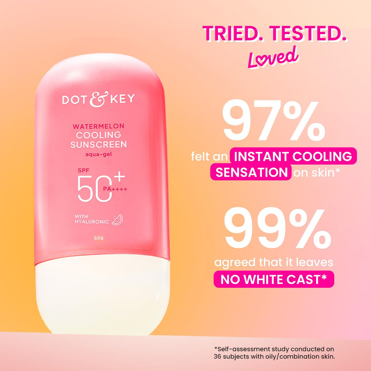 Dot & Key Watermelon Cooling Sunscreen SPF 50+ PA+++ 50g