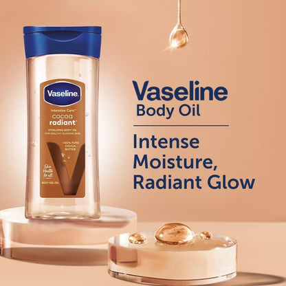 Vaseline®  Intensive Care Cocoa Radiant Body Gel Oil - 200mL - USA