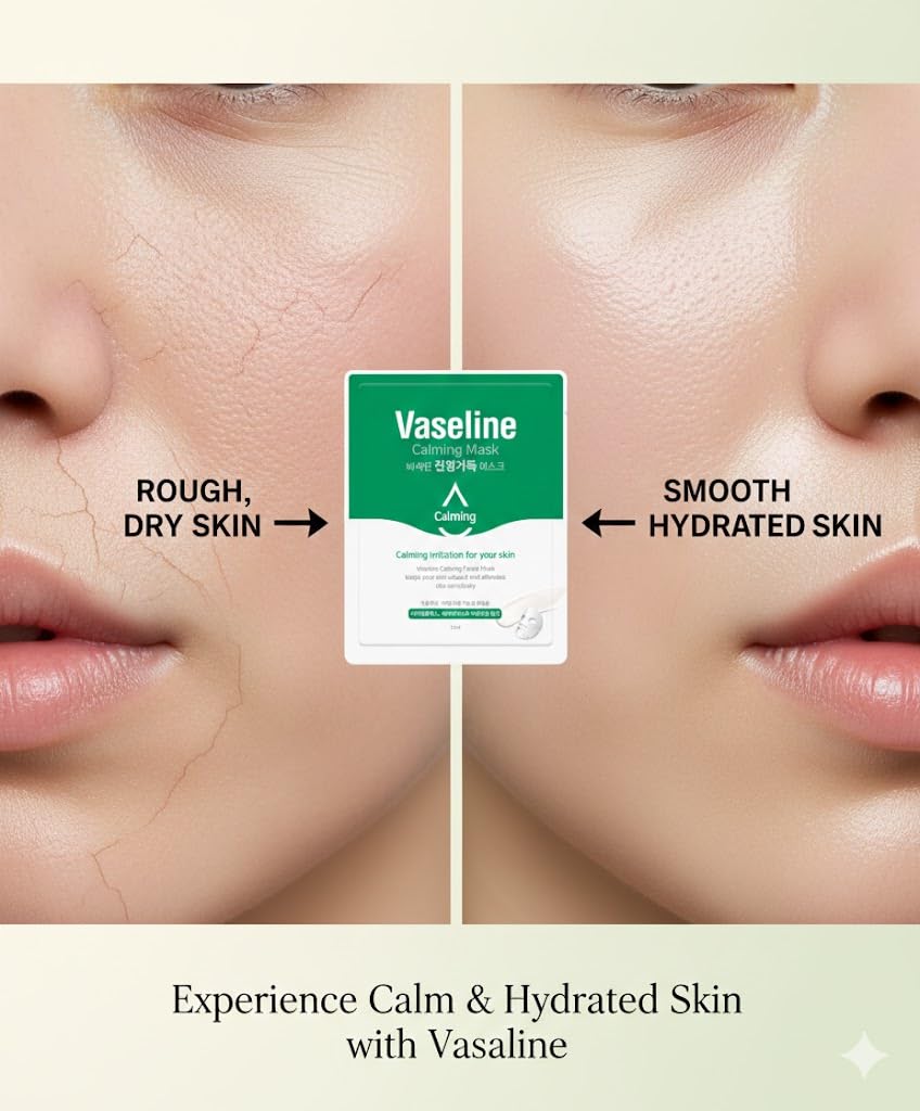 Vaseline Calming Facial Sheet Mask 23mL