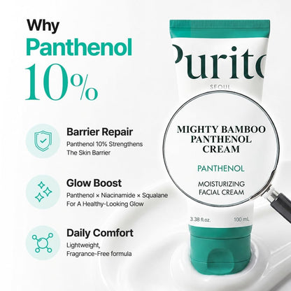 PURITO Seoul Mighty Bamboo Panthenol Cream 100mL