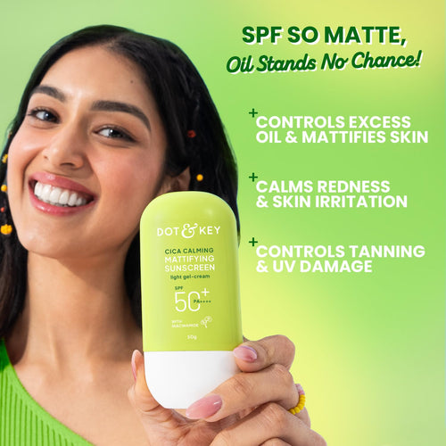 DOT & KEY Cica Calming Mattifying Sunscreen SPF 50+ PA++++ 50g