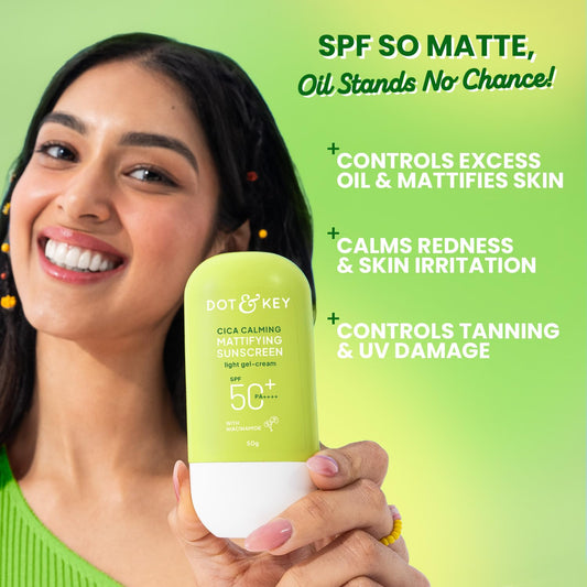 DOT & KEY Cica Calming Mattifying Sunscreen SPF 50+ PA++++ 50g