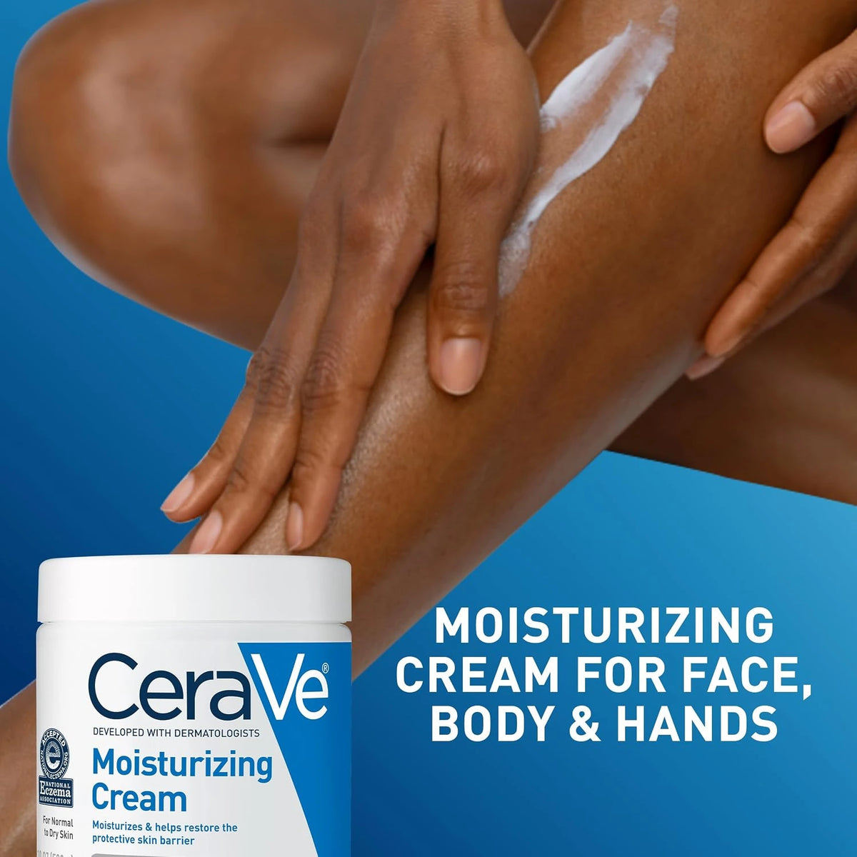 CeraVe Moisturizing Cream - For Normal To Dry Skin - 453g - UK