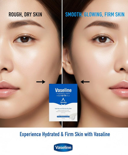 Vaseline Hydrating Facial Sheet Mask for Dry Skin - 23mL