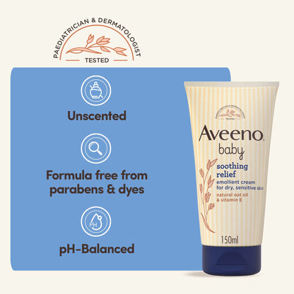 AVEENO® Baby Soothing Relief Emollient Cream - 150mL - USA