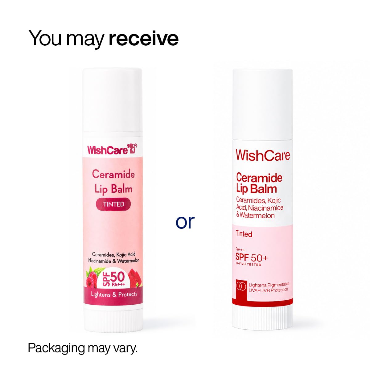 WishCare Ceramide Tinted Lip Balm with SPF 50 PA+++ 5g