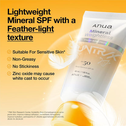 Anua – Kpop Demon Hunters Mineral Weightless Finish Sunscreen 50mL