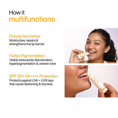 WishCare SPF 50 PA+++ Lip Balm with Niacinamide – 5g