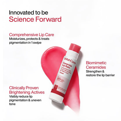 WishCare Ceramide Tinted Lip Balm with SPF 50 PA+++ 5g
