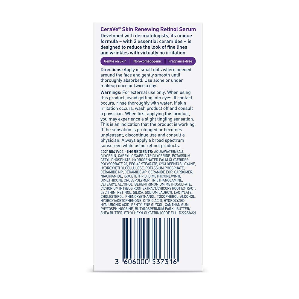 CeraVe Skin Renewing Retinol Serum -30mL