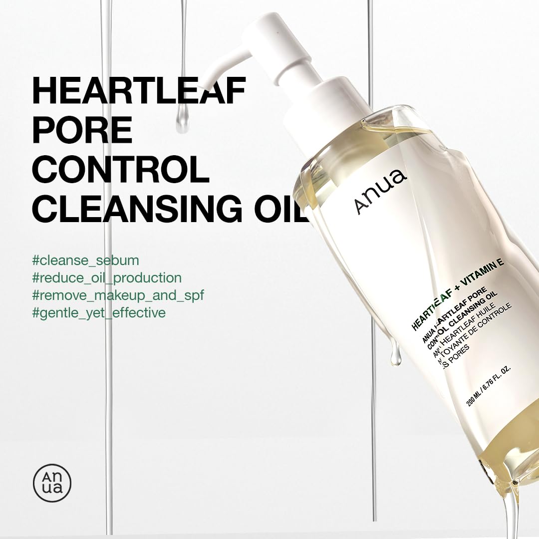 Anua Heartleaf Pore Control Cleansing Oil 200mL (Imported from KOREA 🇰🇷)