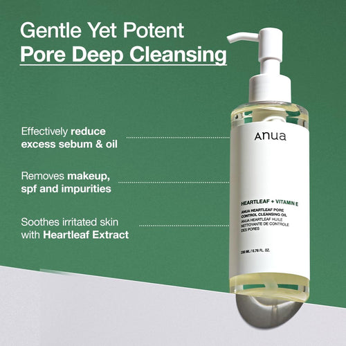 Anua Heartleaf Pore Control Cleansing Oil 200mL (Imported from KOREA 🇰🇷) Anua - Imported from Korea 🇰🇷