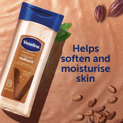 Vaseline®  Intensive Care Cocoa Radiant Body Gel Oil - 200mL - USA