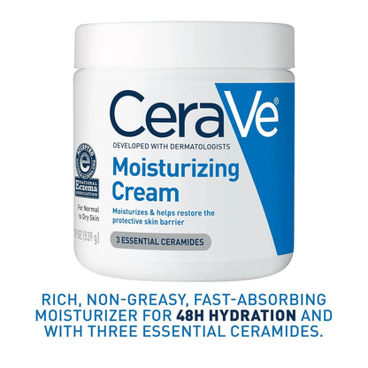 CeraVe Moisturizing Cream - For Normal To Dry Skin - 453g - UK