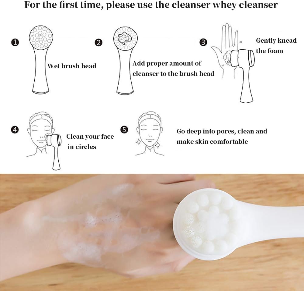 Magical Facial Cleanser Brush  (1 Pcs) Survana