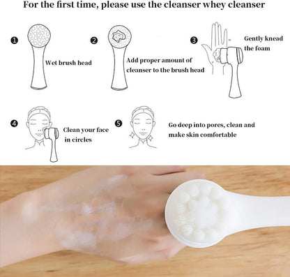 Magical Facial Cleanser Brush  (1 Pcs) Survana