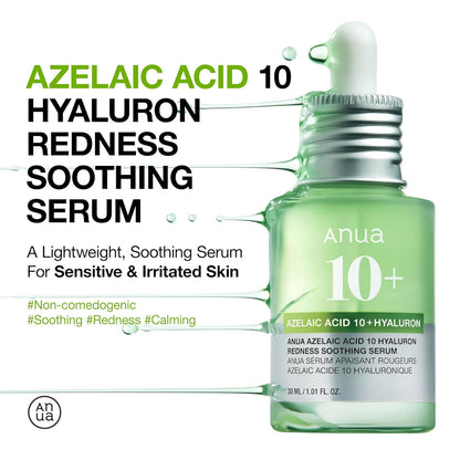 Anua 10+ Azelaic Acid Hyaluron Soothing Serum (30mL) Survana