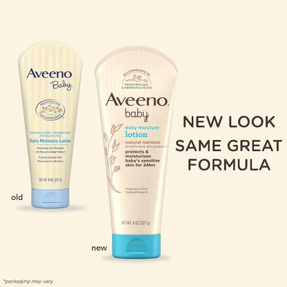 Aveeno Baby Daily Moisture Fragrance-Free Lotion 227g