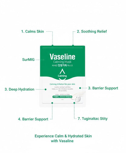 Vaseline Calming Facial Sheet Mask 23mL